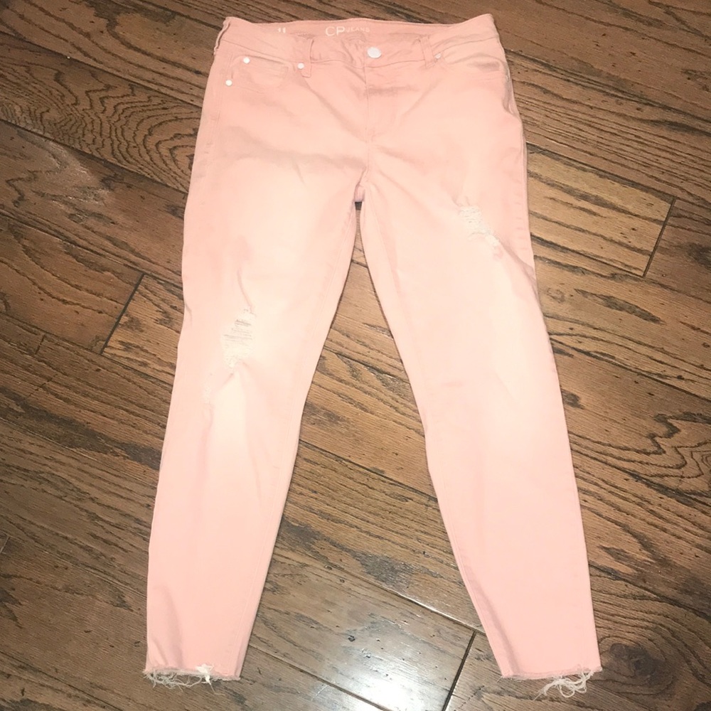 Celebrity Pink pink ankle skinny jeans / size 11